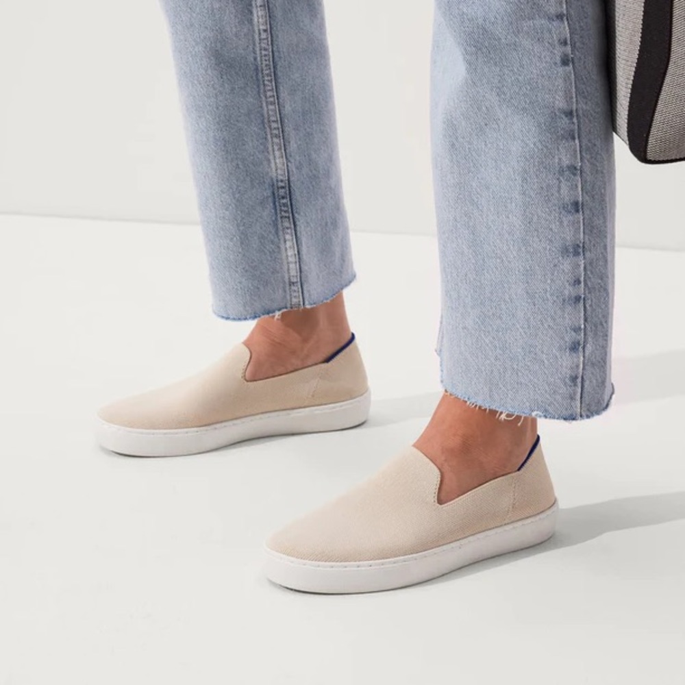 Rothy’s The Original Slip On Sneaker Sand Size 10